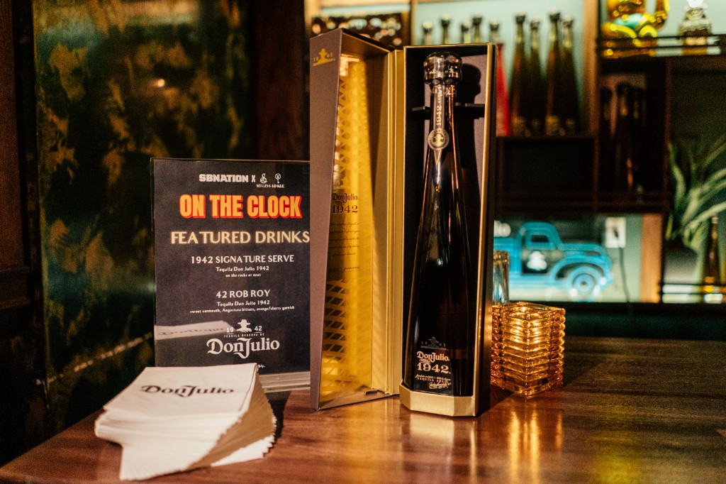 Don Julio featured drinks menu at SB Nation's On The Clock NBA Draft Party