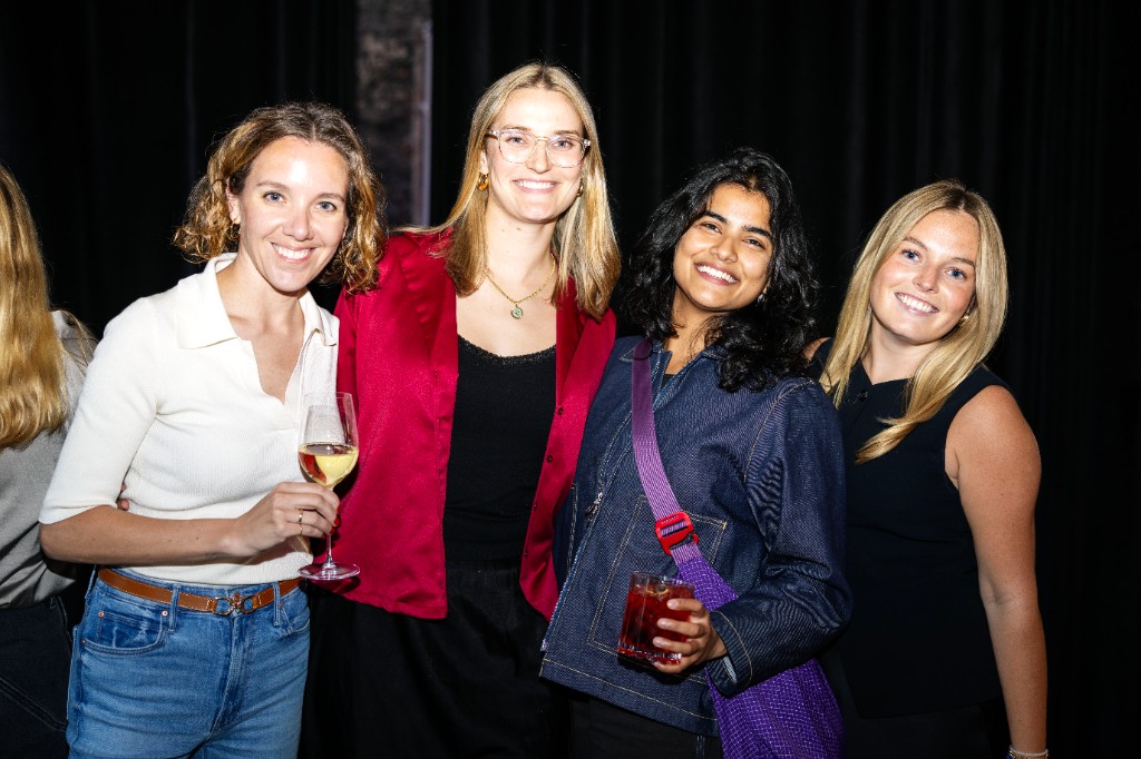 Guests at the Vox Entrepreneurship, Explained panel event